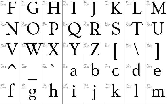 LT Remark font