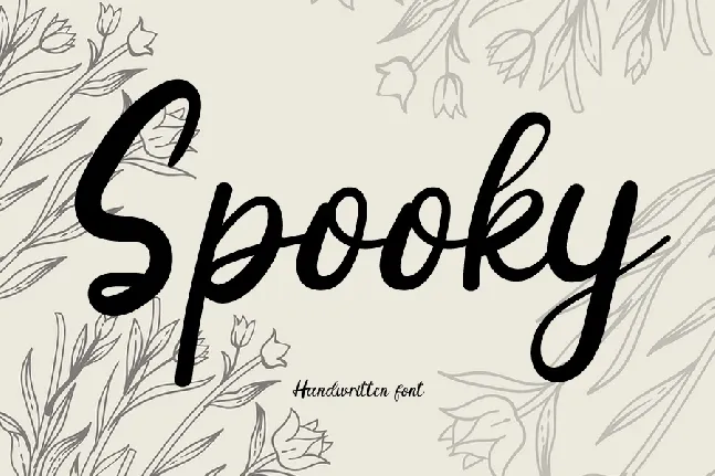 Spooky font