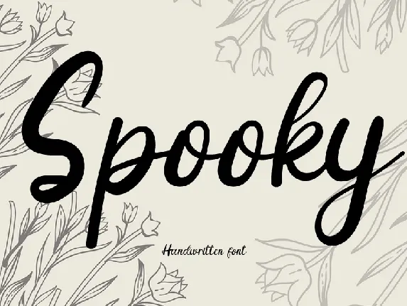 Spooky font