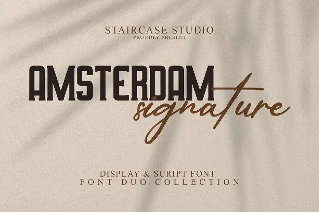 Amsterdam Duo font