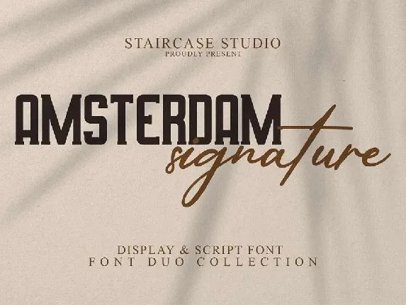 Amsterdam Duo font