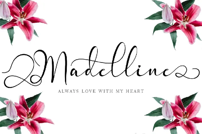 Madelline font