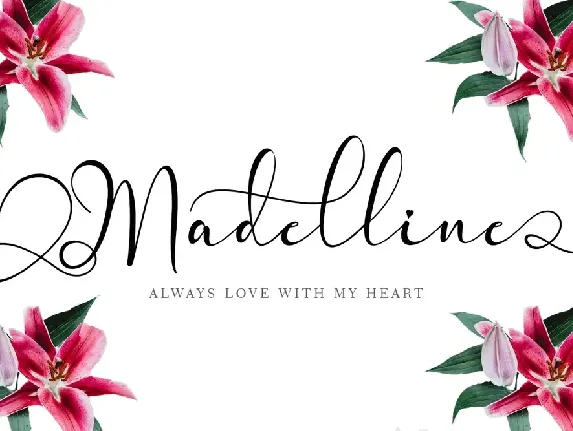 Madelline font