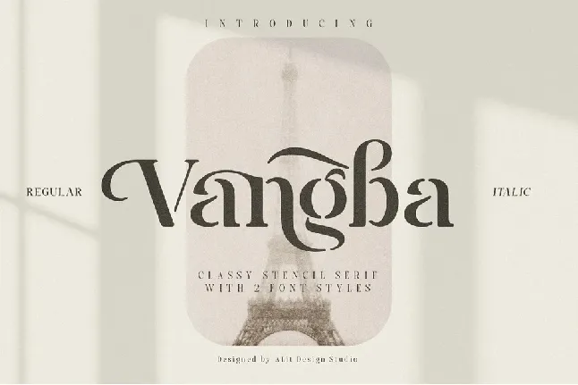 Vangba font