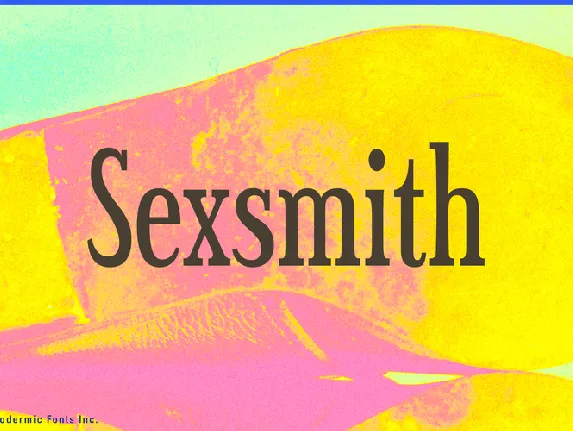 Sexsmith font