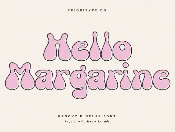 Hello Margarine font