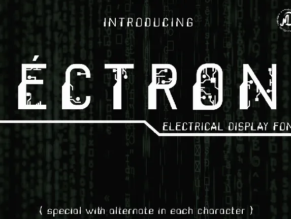 ECTRON font