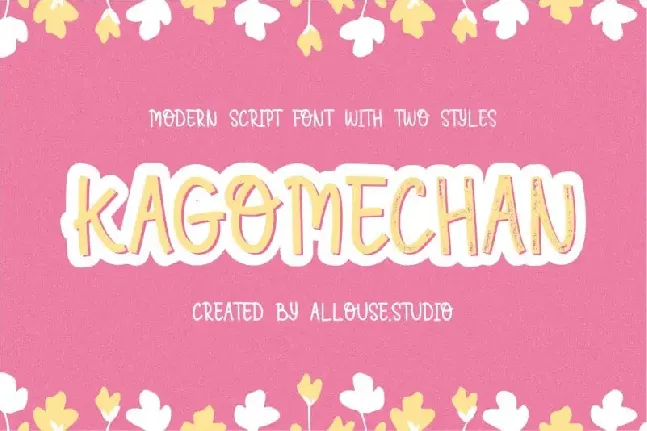 Kagomechan Display font