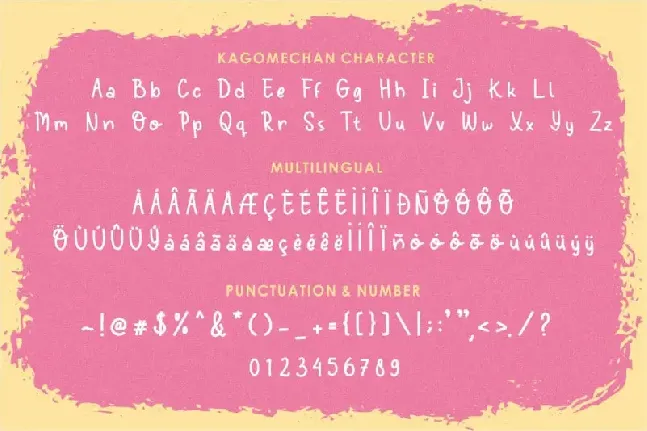 Kagomechan Display font