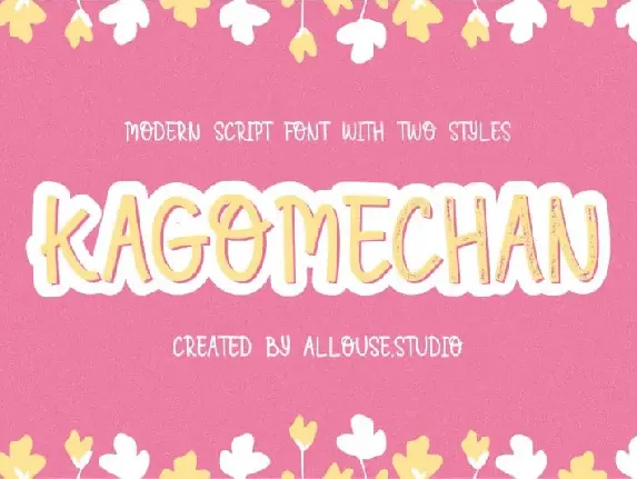 Kagomechan Display font