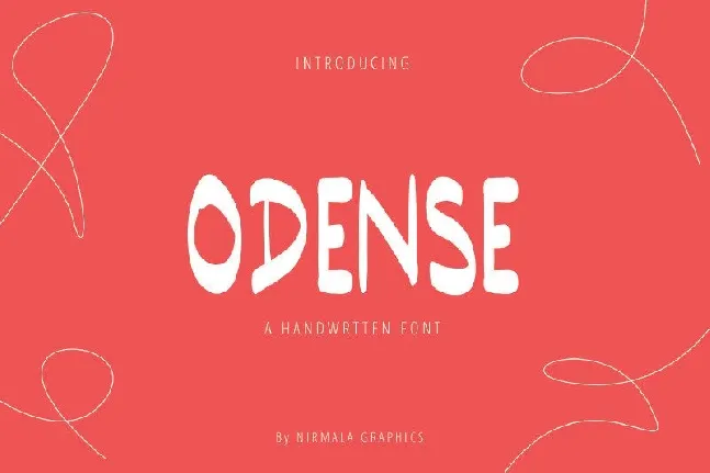 Odense Handwritten font