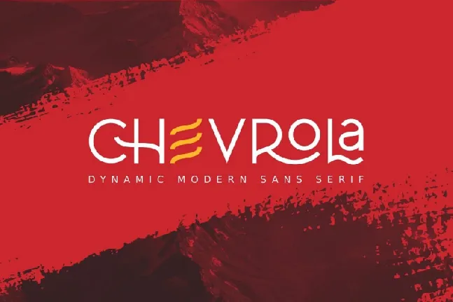 Al Chevrola – Modern Sans font