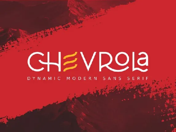 Al Chevrola – Modern Sans font