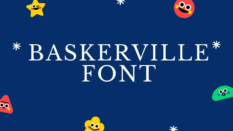 Baskerville font