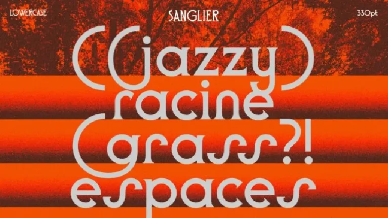 Sanglier font