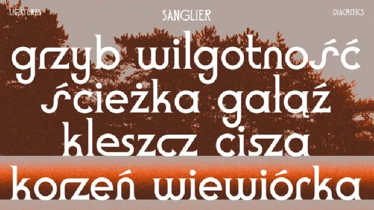 Sanglier font