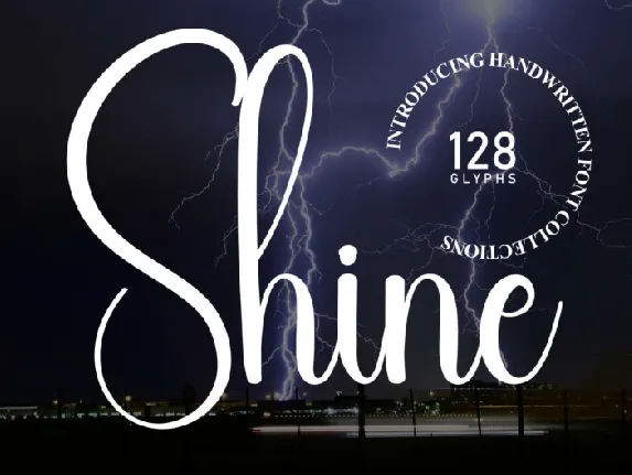 Shine Script Typeface font