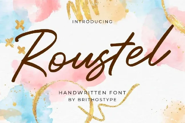 Roustel font