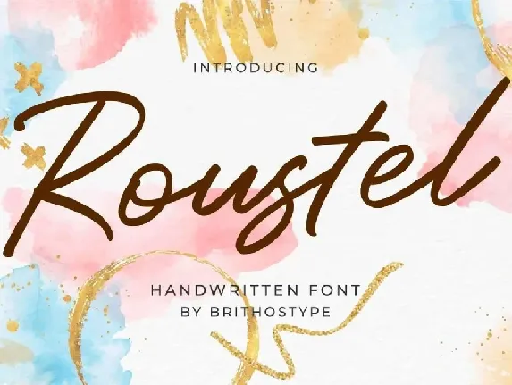 Roustel font