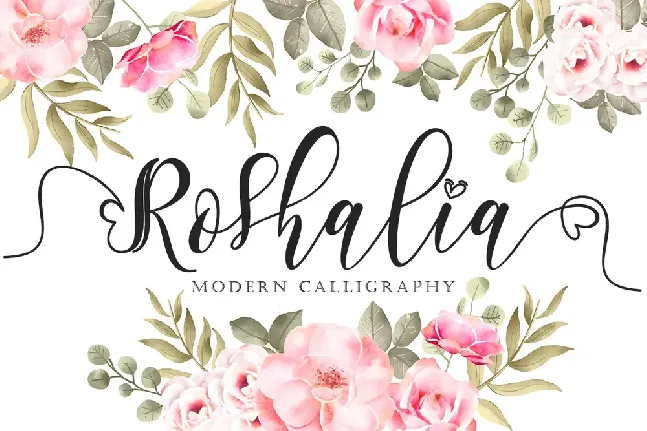 Roshalia font