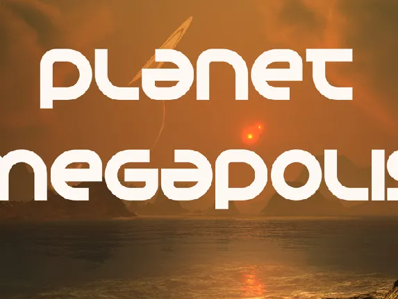 Planet Megapolis font