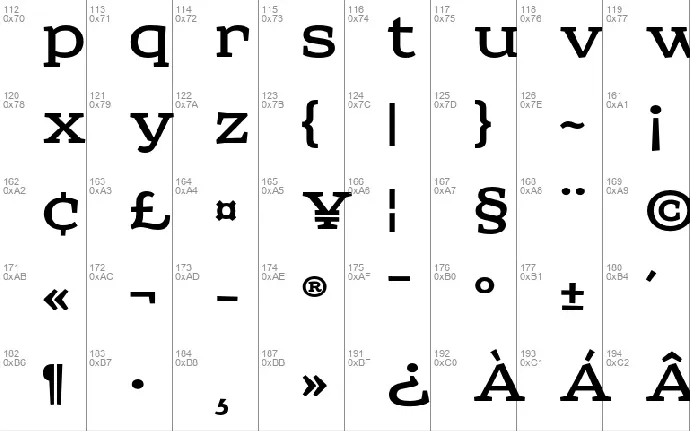 Sreda font