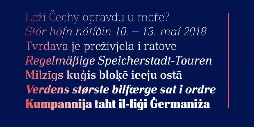 DIN Neue Roman Family font