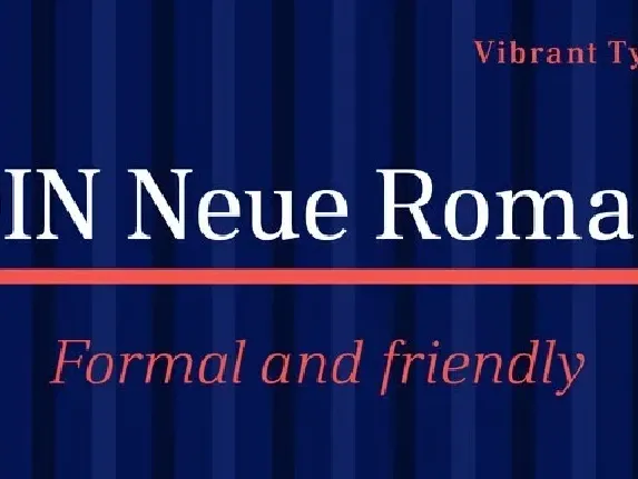 DIN Neue Roman Family font