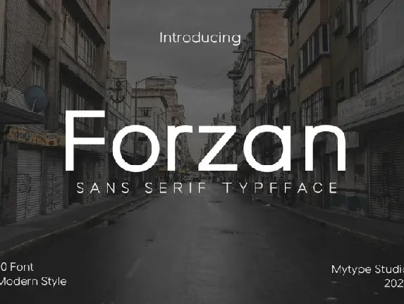 Forzan font