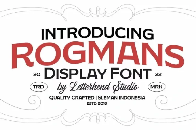 Rogmans font