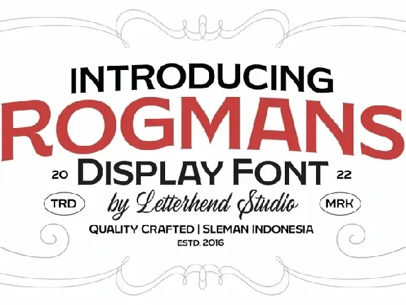 Rogmans font