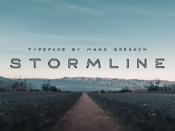 Stormline font