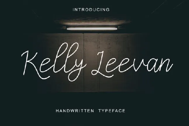 Kelly Leevan Handwritten font