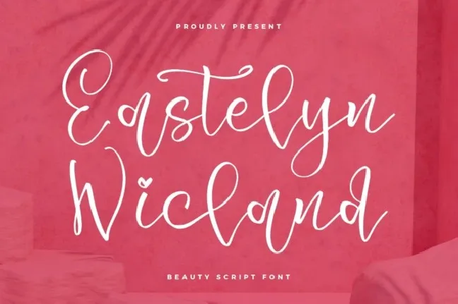 Eastelyn Wicland font