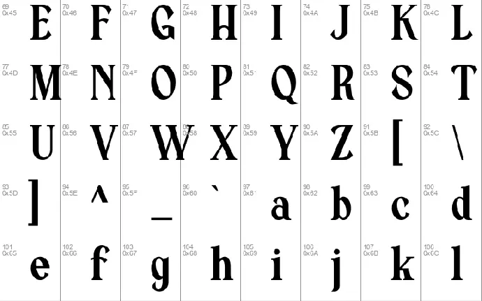 FRIDIE font