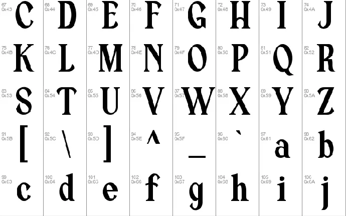 FRIDIE font