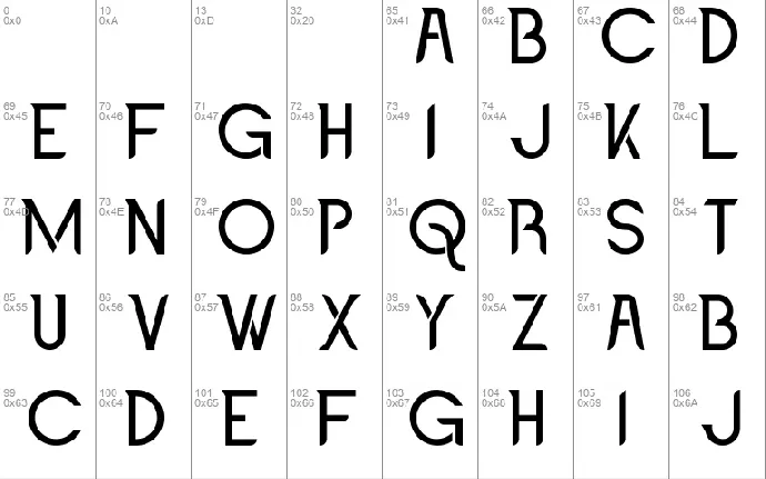 Jabbing Demo font