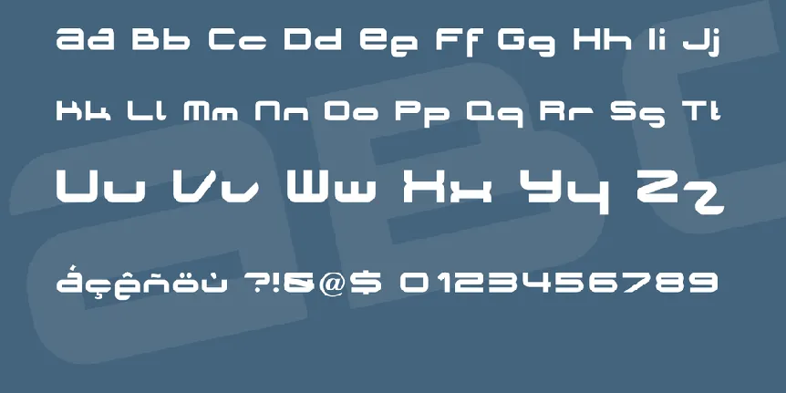 Planet Opti font