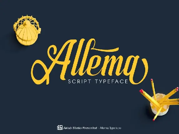 Allema font