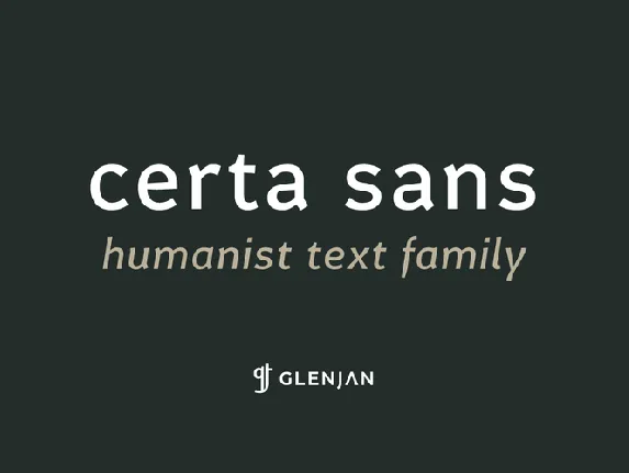 Certa Sans font