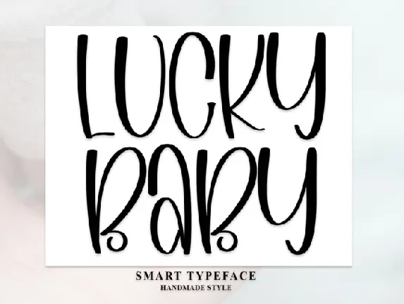 Lucky Baby font