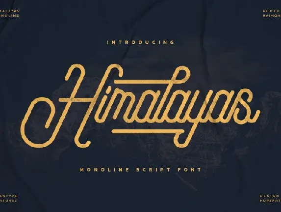 Himalayas font