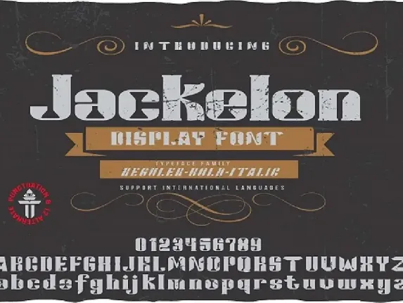 Jackelon font