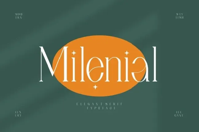 Milenial font