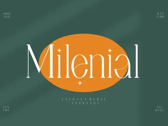 Milenial font