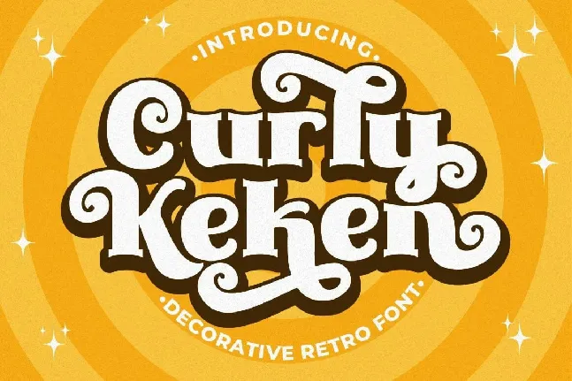 Curly Keken font