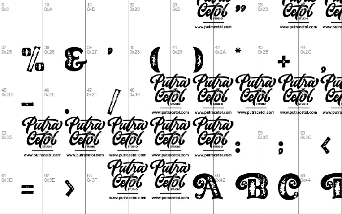 Curly Keken font