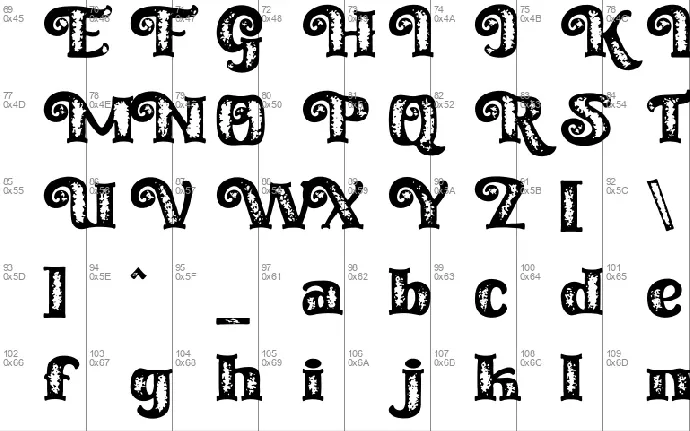 Curly Keken font