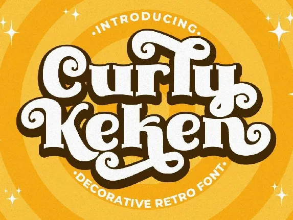 Curly Keken font