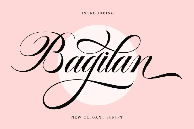 Bagilan font